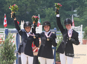 Thumbnail for Canadian Junior Eventing Team Wins Bronze at the 2010 NAJYRC