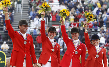 Thumbnail for Canadian Eventing Team Wins Silver at WEG