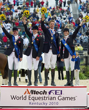 Thumbnail for Team Gold for Britain in Eventing at WEG