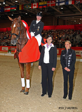 Thumbnail for Haddad Poised to Snatch Lead from Werth in Fourth Leg of Reem Acra FEI World Cup™