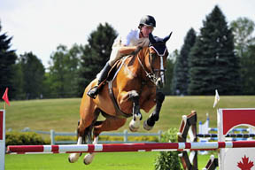 Thumbnail for Jay Hayes Captures Win in Jump Canada Young Horse Series