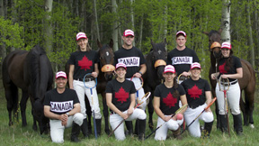 The 2012 Canadian Polocrosse team