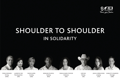 FEI Solidarity Ambassadors Shoulder to Shoulder