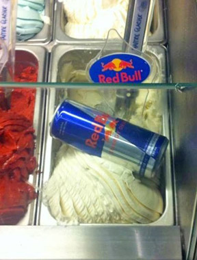 Wow, Red Bull gelato!