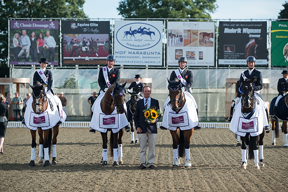 Great Britain, winners of the Hickstead CDIO Nations Cup