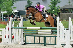 Lesley and Jojo winning an Open Intermediate at Chattahoochee Hills Horse Trials.