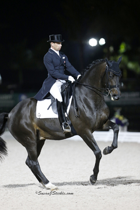 Olympian David Marcus will be Canada’s sole dressage representative riding Chrevi’s Capital at CDIO5* Aachen, Germany, from July 11 to 20. Photo by Sue Stickle, www.susanjstickle.com