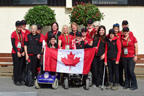 Canadian Para-Dressage Team. Photo by Kevin Sparrow