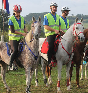 Members of the Croatian team which won the gold medal at the recent FEI Balkan Endurance Championships held in Belgrade (SRB)