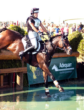 Defending Champions Laine Ashker and Anthony Patch launched into the lead in the $40,000 Adequan Gold Cup Final Division at the Nutrena USEA American Eventing Championships following an impressive cross-country round at the Texas Rose Horse Park. Photo by Michelle Dunn