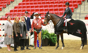 Tamie Phillips won the Norton Rose Fulbright CSI** Cup at the Royal West.