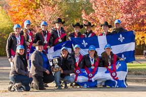 Team Quebec the 2014 CIEC Champions Photo by Eve-Lyne Ouellet Photography