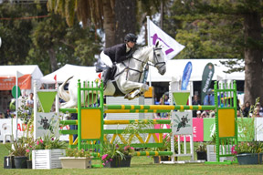 Jessica Manson and Australian Stock Horse Legal Star today won the prestigious FEI Classics™ at the Australian International 3 Day Event in Adelaide. Photo by Julie Wilson/FEI