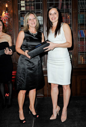 Dressage Canada named Victoria Winter as the 2014 Dressage Canada Volunteer of the Year. Winter received her award on November 6th at the Royal Canadian Evening held at the prestigious castle, Casa Loma, presented by Equine Canada CEO Eva Havaris. Photo by George Pimentel
