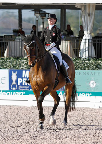 Thumbnail for Belinda Trussell Tops FEI Grand Prix Special CDI4* at AGDF