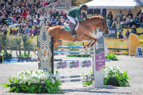 Conor Swail and Grafton clinched victory for Ireland in the opening leg of the Furusiyya FEI Nations Cup™ Jumping 2015 series at Ocala, Florida (USA). Photo by FEI/Anthony Trollope