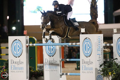 Ben Maher and Diva II won the Top $372,000 FEI World Cup™ Grand Prix CSI-W 5* at WEF. Photo by Sportfot