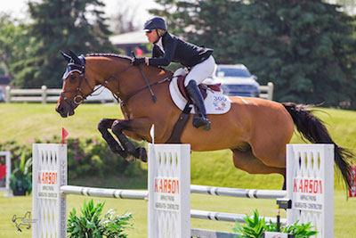 Amy Millar and Heros won the $10,000 Karson Open Welcome on Thursday, June 18, at the Ottawa International Horse Show at Wesley Clover Parks in Ottawa, ON. Photo by Ben Radvanyi Photography