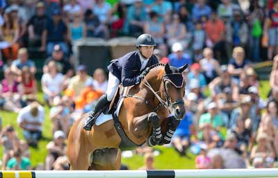 Kent Farrington and Voyeur won the in $400,000 RBC Grand Prix at the Spruce Meadows National. Photo by Spruce Meadows Media Services