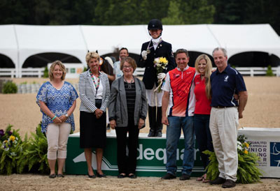 Thumbnail for More Medals for Canadian Dressage Riders at NAJYRC