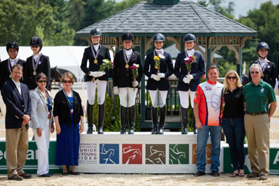 Thumbnail for Golden Start for Canadian Dressage Riders at NAJYRC