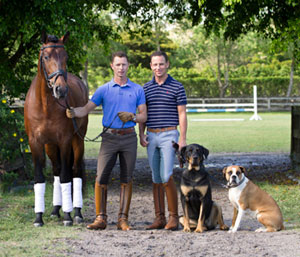 Australian grand prix competitor Nicholas Fyffe (left) and Canadian Olympian David Marcus are opening a new dressage training business based at Stillpoint Farm in Wellington, Florida. Photo by Debra Jamroz
