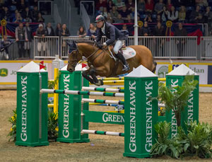 Ten-time Olympian Ian Millar won his record tenth Greenhawk Canadian Show Jumping Championship title at last year’s Royal Horse Show. Photo by Ben Radvanyi Photography
