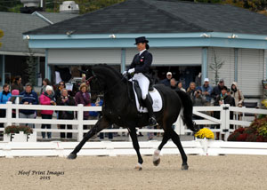 Mikala Gundersen and My Lady won the FEI Grand Prix Freestyle at Dressage at Devon. Photo by Hoof Prints Images