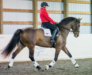 Jennifer McKenzie from Maple Ridge, BC was one of 17 riders to enjoy the Para-Equestrian Canada Athlete Development Clinic series, which featured dates in both Eastern and Western Canada with world-class Para-Equestrian coach, Mary Longden. Photo by Cara Grimshaw