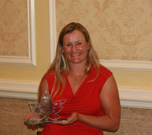 Paralympian Lauren Barwick of Langley, BC was inducted into the Athlete category of the Canadian Disability Hall of Fame on Oct. 30, 2015 in Toronto, ON. Equine Canada Photo