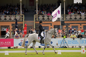 Shane Rose and CP Qualified lead after Dressage at the Adelaide International 3 Day Event, second leg of FEI Classics™. Photo by FEI/Julie Wilson