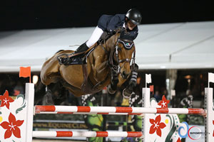 Darragh Kenny and Red Star D'Argent won the $130,000 Grand Prix CSI 3* at WEF 6. Photo by Sportfot