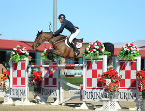Rich Fellers and Lux Lady won the $100,000 Purina Animal Nutrition Grand Prix at HITS Desert Circuit III.