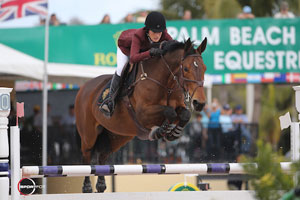 Jessica Springsteen and Davendy S won the $86,000 Suncast® 1.50m Championship Jumper Classic to Conclude WEF 5. Photo by Sportfot