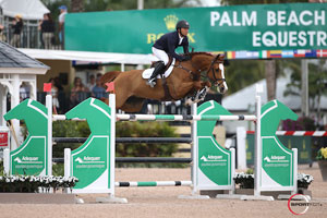 Kent Farrington and Creedance won the $35,000 Suncast® 1.50m Championship Jumper Classic to Conclude WEF 10. Photo by Sportfot