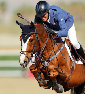 Rich Fellers and Flexible won the $50,000 OSPHOS Grand Prix. Photo by ESI Photography