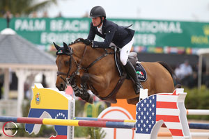 Darragh Kenny and Red Star d'Argent won the $35,000 Ruby et Violette WEF Challenge Cup Round 11. Photo by Sportfot