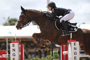 Reed Kessler and Cylana won the $130,000 Ruby et Violette WEF Challenge Cup Round 9. Photo by Sportfot