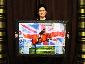 Equine artist Karen Chorney's painting 