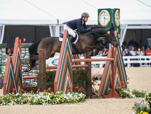 Fischerrocana FST and Michael Jung won the Rolex Kentucky Three-Day Event, presented by Land Rover. Photo by Ben Radvanyi