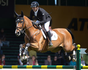 Canadian Olympic Champion Eric Lamaze has selected Fine Lady 5, owned by Artisan Farms and Torrey Pines Stable, as his mount for the 2016 Rio Olympic Games following impressive performances at the Spruce Meadows Summer Series in Calgary, AB. Photo by Spruce Meadows Media Services
