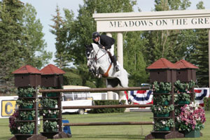 Eric Lamaze and Check Picobello Z won the Husky Energy Classic 1.50m. Photo by Spruce Meadows Media Services