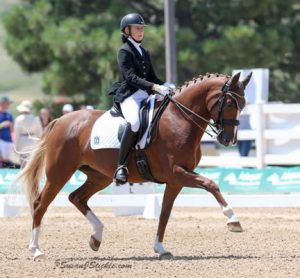 Vanessa Creech-Terauds (16, Caistor Centre, ON) piloted Fleur de Lis L to a silver medal, earning a score of 70.500%