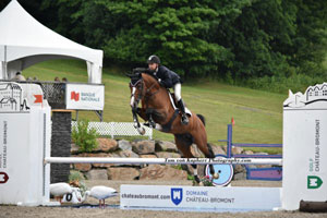 Mario Deslauriers and Curo won the Modified Grand Prix at Bromont International. Photo by Tom von kap Herr