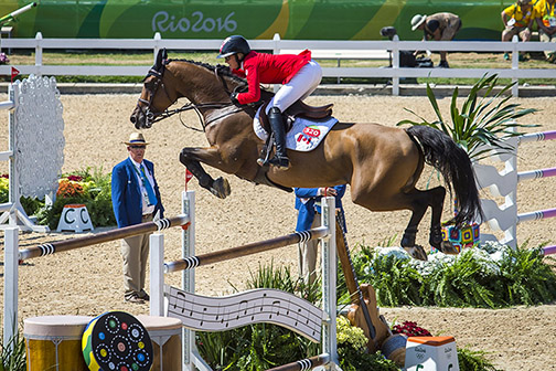 Amy Millar and Heros finish three rounds of competition with 17 faults and tie for 38th place individually. 