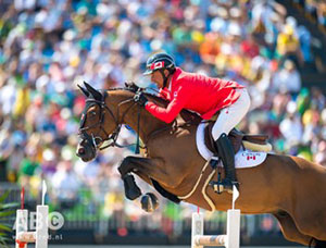 Yann Candele of Caledon, ON, and First Choice 15, owned by the Watermark Group, helped Canada to a fourth-place finish in the Team Final. Photo by Arnd Bronkhorst Photography