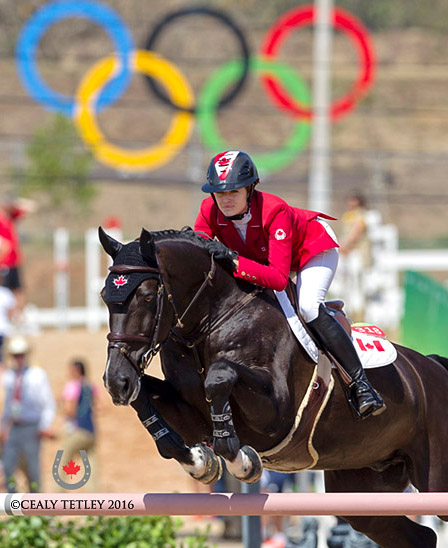 Riding Tripple X III, Tiffany Foster helped Canada secure a berth into the jumping team final at the Rio 2016 Olympic Games. 