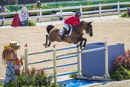 Yann Candele and First Choice 15 finished three rounds with eight faults and qualify for the individual final.