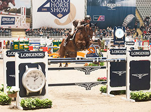 Italy’s Alberto Zorzi was the surprise winner of today’s first leg of the Longines FEI World Cup™ Jumping 2016/2017 Western European League at the Telenor Arena in Oslo (NOR) riding Fair Light van T Heike. Photo by Mette Sattrup/FEI