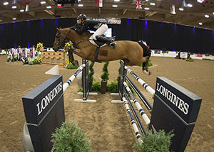 Germany’s Christian Heineking and Aje Cluny had luck on their side in Las Vegas to win by 1/100th of a second in the fifth leg of the Longines FEI World Cup™ Jumping 2016/2017 North American League Western Sub-League. Photo by FEI/Julia Borysewicz